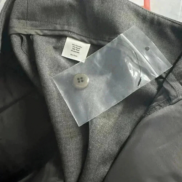 NEW Talbots Women’s 12P Wool Blend Dark Gray Heritage Wide Leg Pants Trousers - Picture 11 of 13